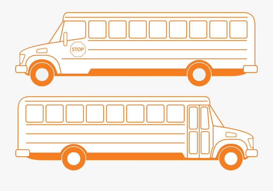 This Free Icons Png Design Of School Busses - Buses Black And White, Transparent Clipart