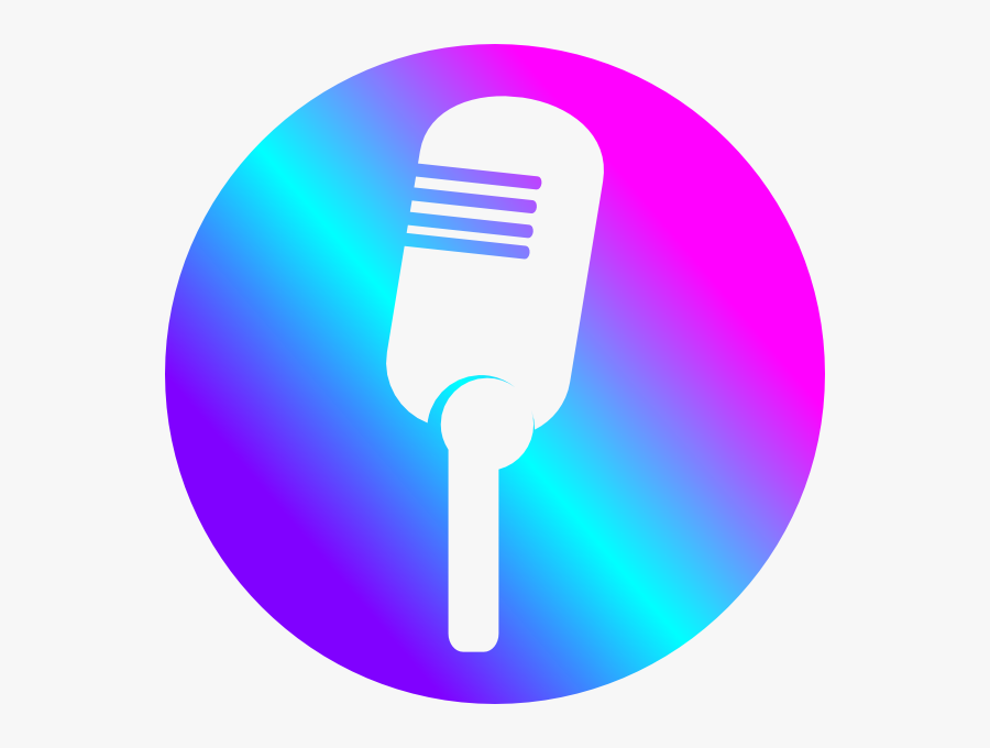 Microphone Clip Art - Colored Mic Clip Art, Transparent Clipart