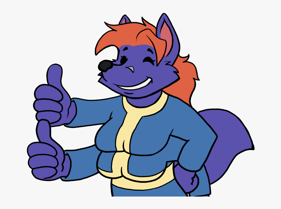 Tazel Gives Fallout 4 Two Thumbs Up - Fallout Thumbs Up .png, Transparent Clipart