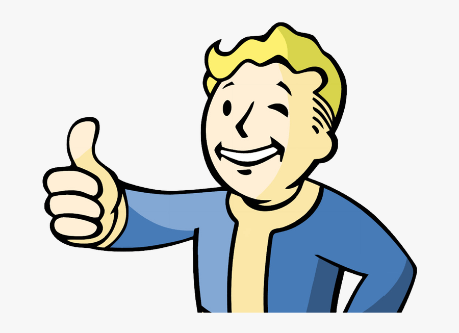 Clipart Cloud Atomic Bomb - Vault Boy, Transparent Clipart