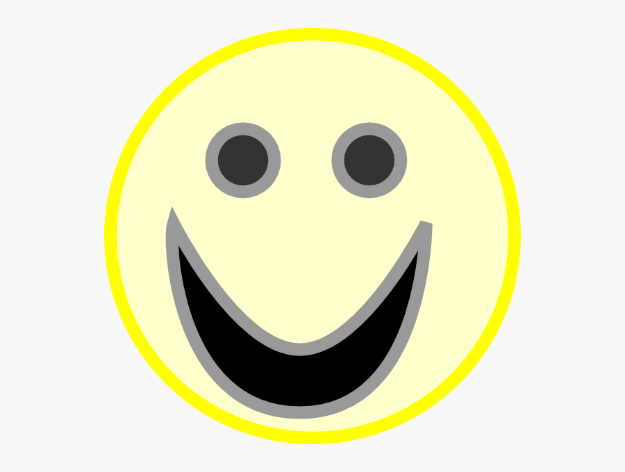 Free Vector Smiley Face Clip Art - Moving Happy Face, Transparent Clipart