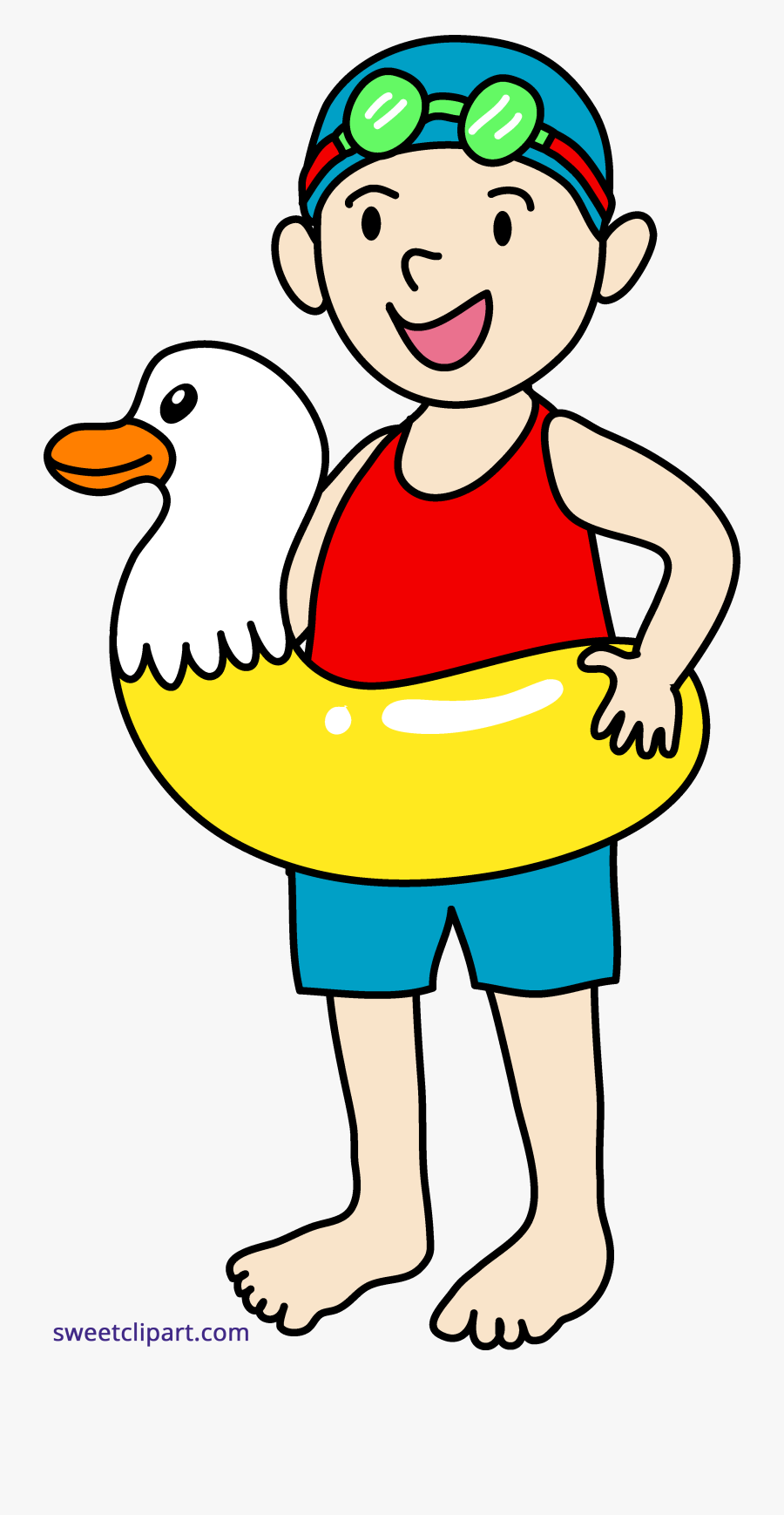 Free Swimming Clipart - Going To Swim Clipart, Transparent Clipart