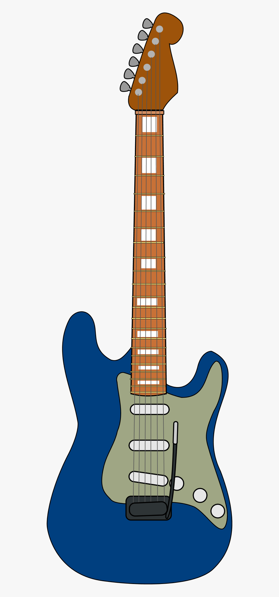 Wooden Guitar Vector Clip Art - Electric Guitar Clipart, Transparent Clipart