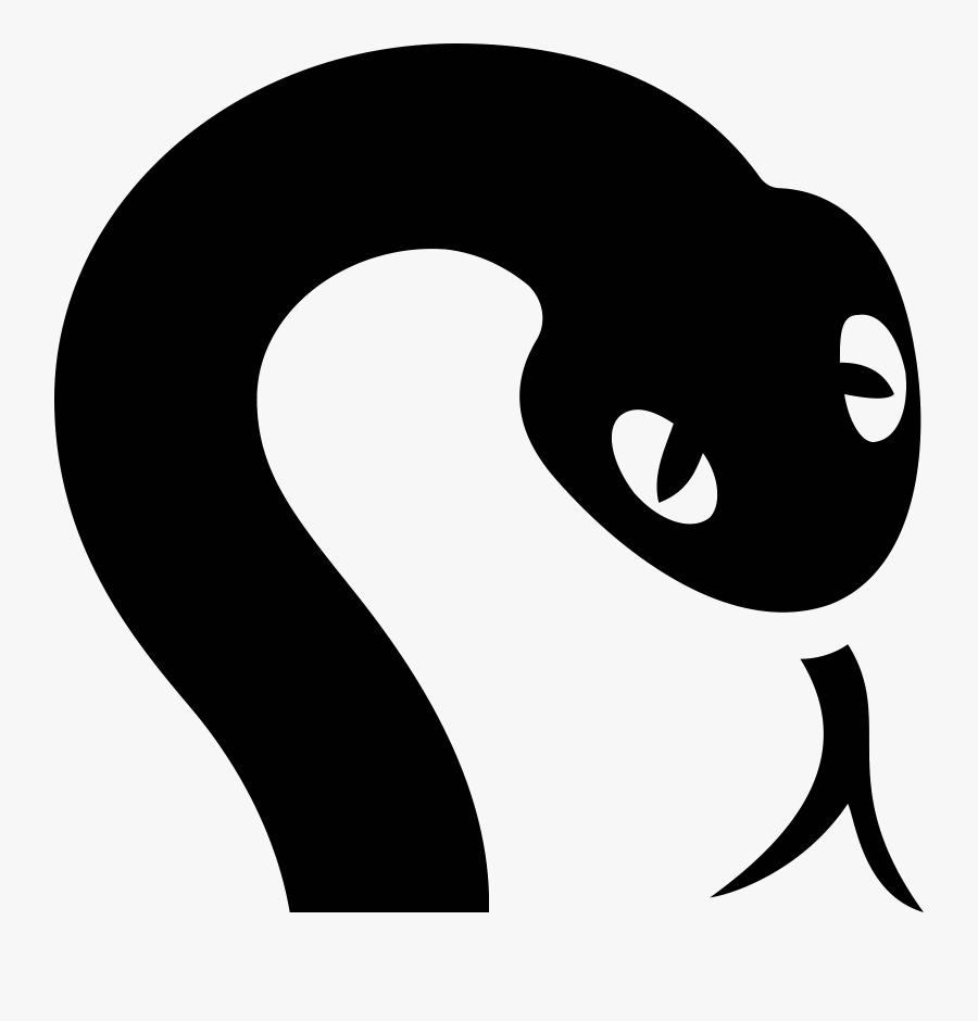 Snake In An S Shape, Transparent Clipart
