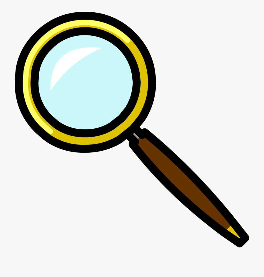 Club Penguin Magnifying Glass, Transparent Clipart