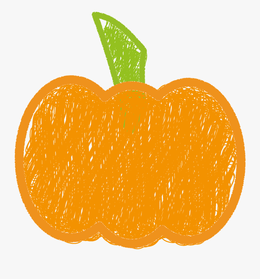 An Aims Activity Freebie - Pumpkin Scribble Clip Art, Transparent Clipart