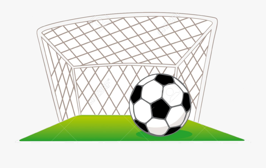 Soccer Ball And Goal Clipart S Transparent Png - Soccer Ball In Goal Clipart, Transparent Clipart