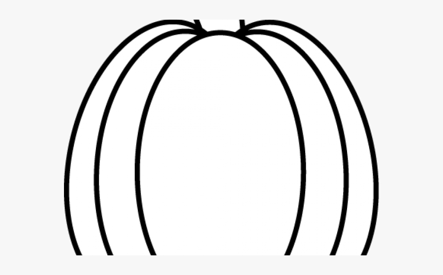 Black And White Pumpkin Clipart - Circle, Transparent Clipart