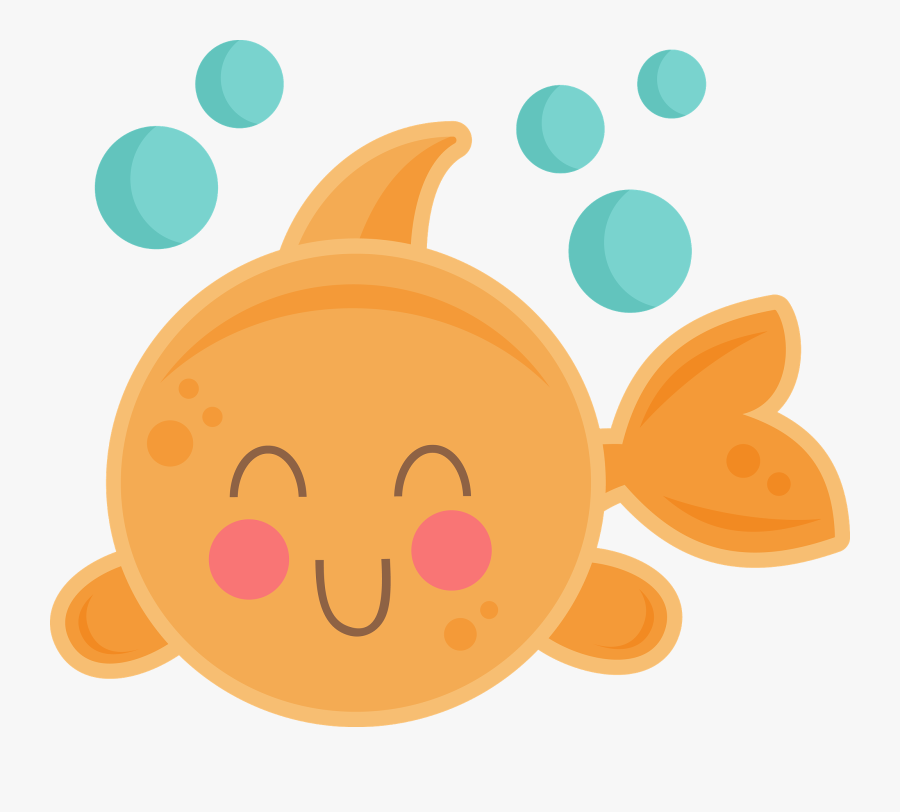 Transparent Oranges Clipart - Free Cute Fish Clipart, Transparent Clipart