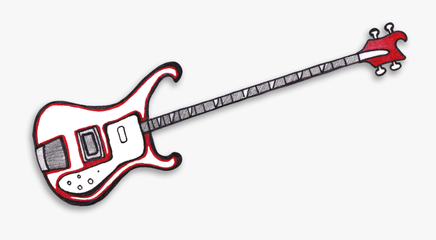 Bass Guitar - Bass Guitar Clipart, Transparent Clipart