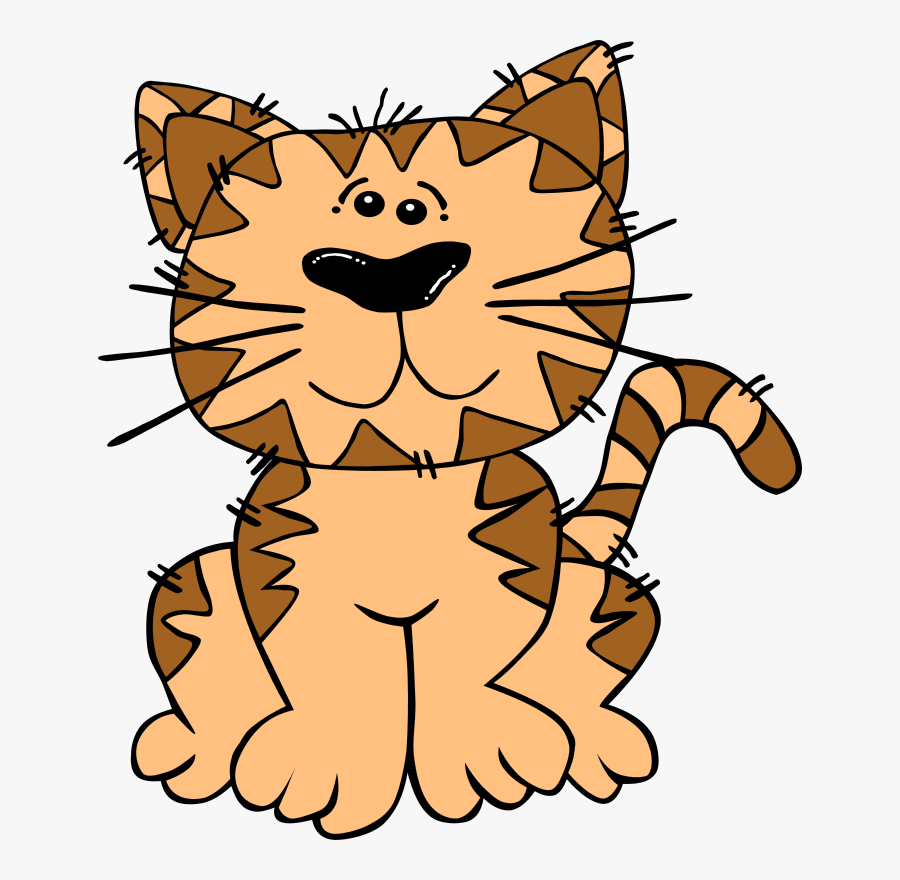 Little Red Hen Cat, Transparent Clipart