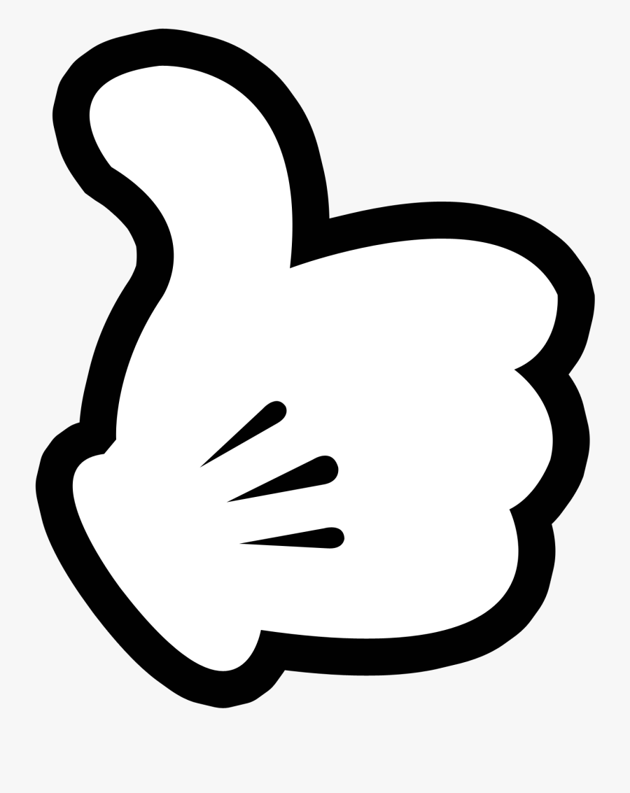 Mickey E Minnie - Mickey Mouse Thumbs Up, Transparent Clipart