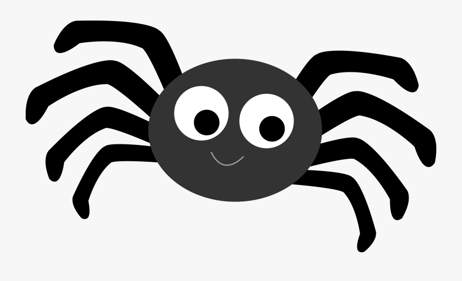 Spider Clipart Black And White - Cartoon Incy Wincy Spider , Free Transparent Clipart - ClipartKey
