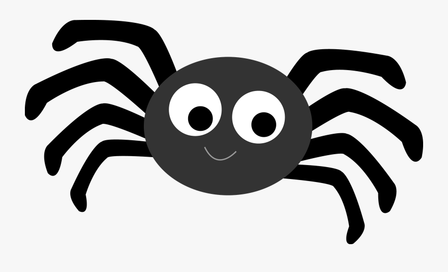 Spider Clipart Black And White - Cartoon Incy Wincy Spider, Transparent Clipart