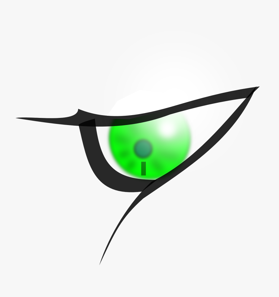 Eye Green Lids - Transparent Evil Eyes Png, Transparent Clipart