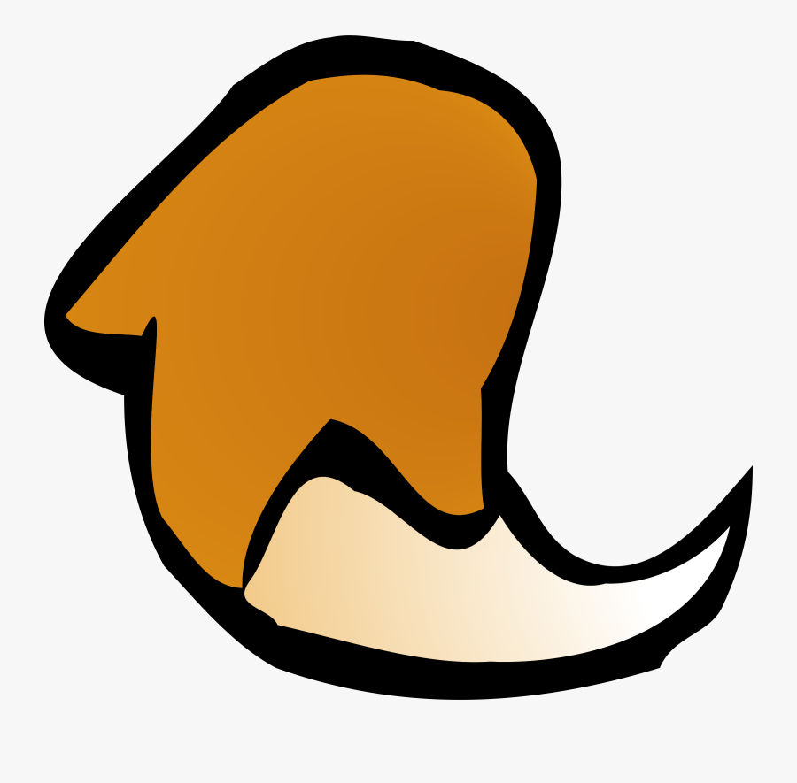 Cartoon Fox Tail Png, Transparent Clipart