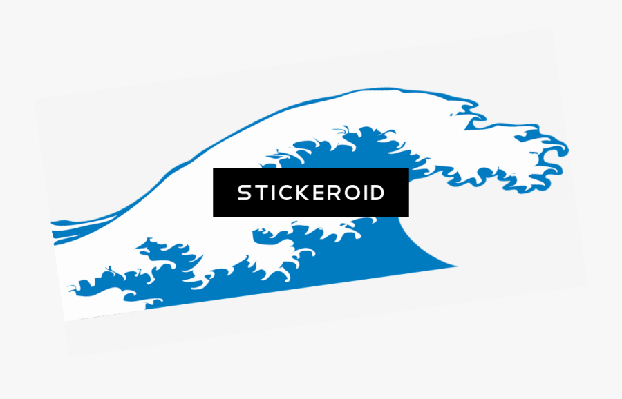 Large Blue Wave - Wave Clip Art, Transparent Clipart