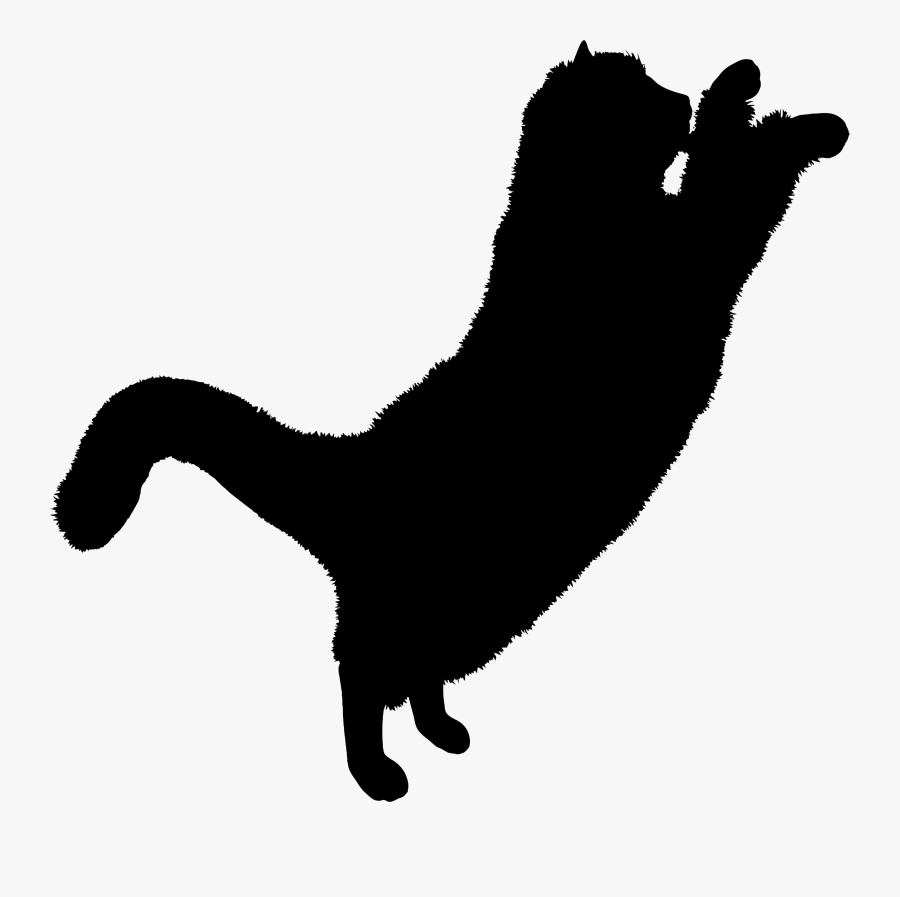 Clip Art Cat Silhouette Clip Art - Persian Cat Silhouette Png, Transparent Clipart