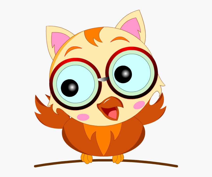 Transparent Owl Cartoon Png - Happy Dance Gif Owl, Transparent Clipart