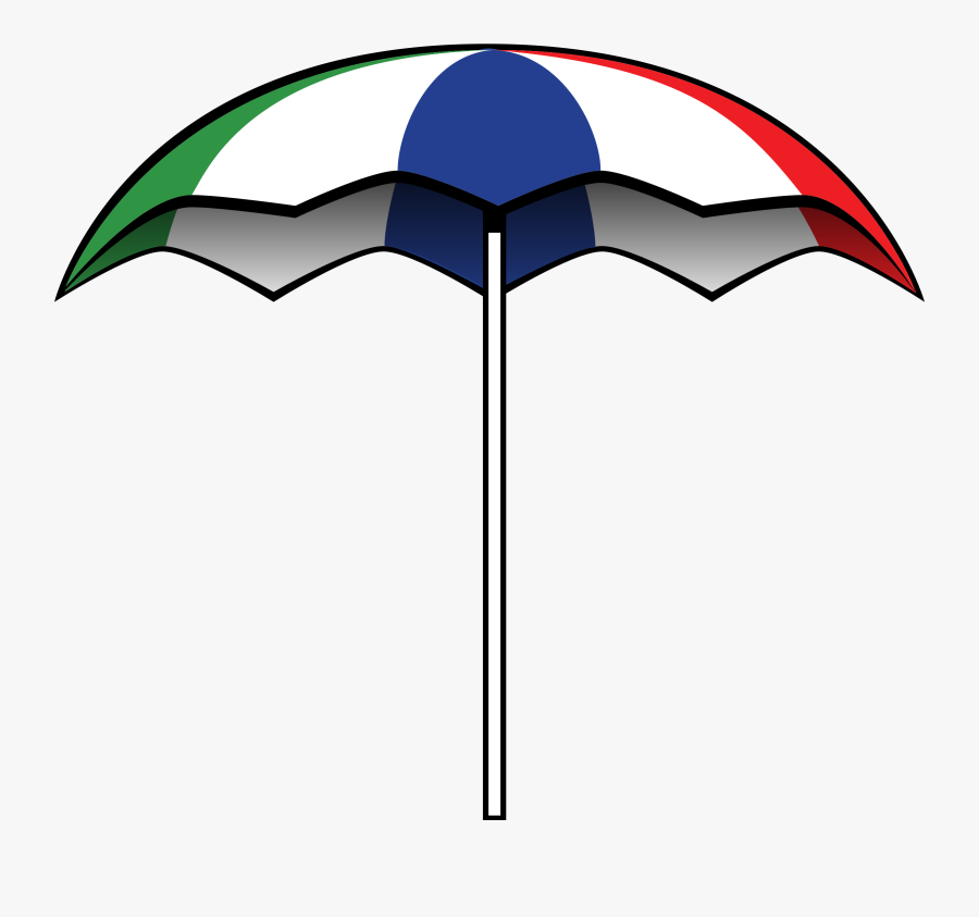 Summer Umbrella Clipart Free Clipart Images - Transparent Cartoon Beach Umbrella, Transparent Clipart