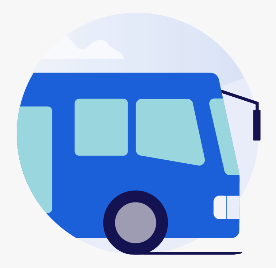 Catch The Bus, Transparent Clipart