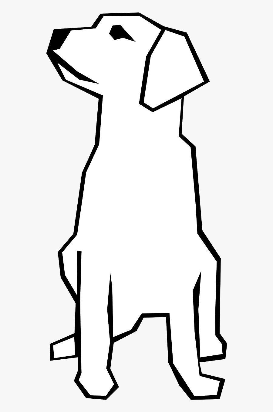 Sitting Dog Clipart - Dog Clip Art Free, Transparent Clipart