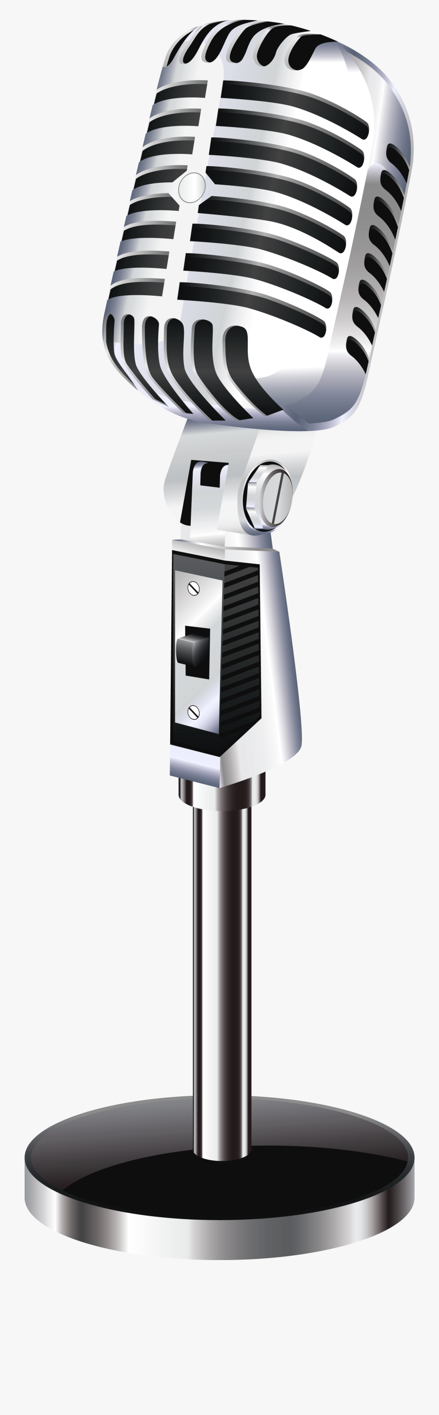 Transparent Mic Retro Clipart Stock - Vintage Microphone Png, Transparent Clipart
