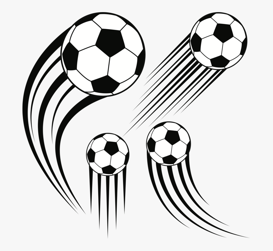Players Clipart Line Art Football - Soccer Ball Vector Png, Transparent Clipart