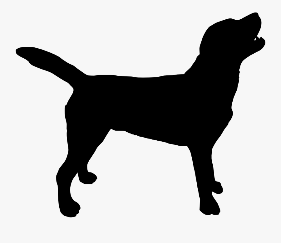 Labrador Silhouette At Getdrawings - Transparent Background Dog Silhouette Clipart, Transparent Clipart