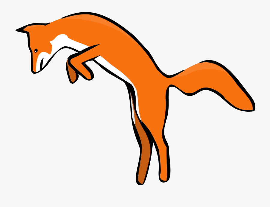 Fox - Jumping Fox Clipart, Transparent Clipart
