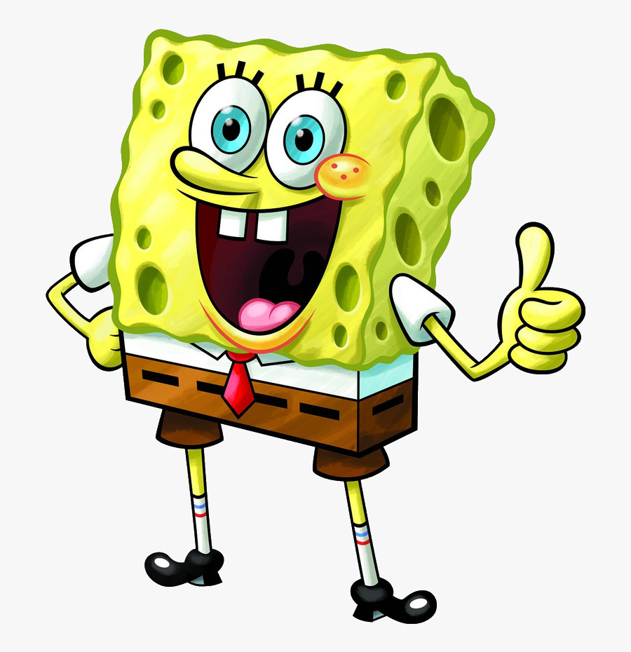 Download Hd Thumbs Up Clipart , Png Download - Sponge Bob Square Pants, Transparent Clipart