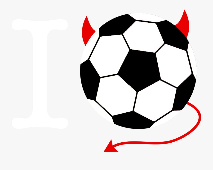 Evil Soccer Ball, Transparent Clipart