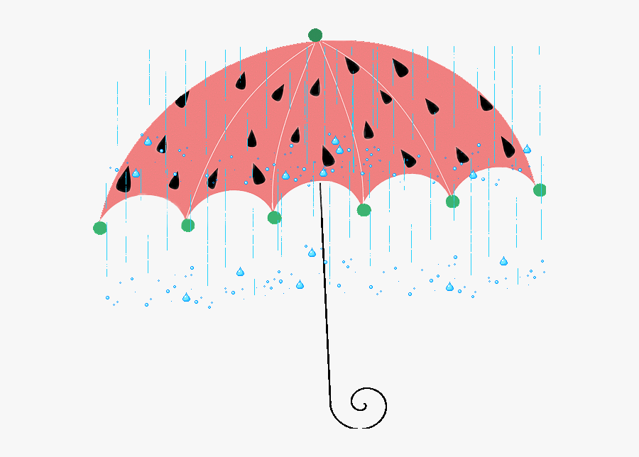 Umbrella Rain Showers Spring Splash Water - Umbrella Cute, Transparent Clipart