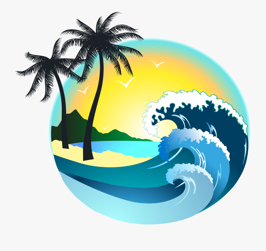 Beach Wave Wave Clipart, Transparent Clipart