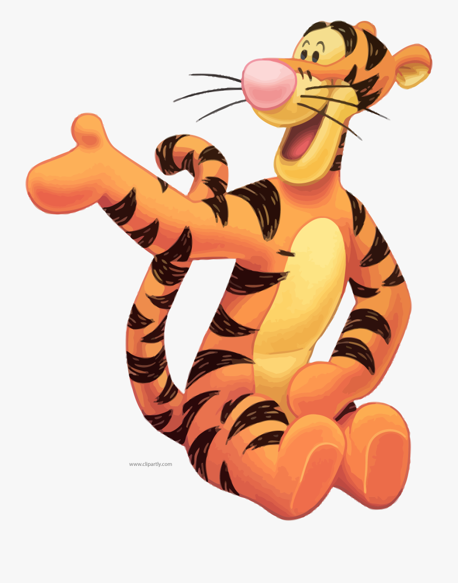 Transparent Tiger Clipart - Winnie The Pooh Tigger Png, Transparent Clipart