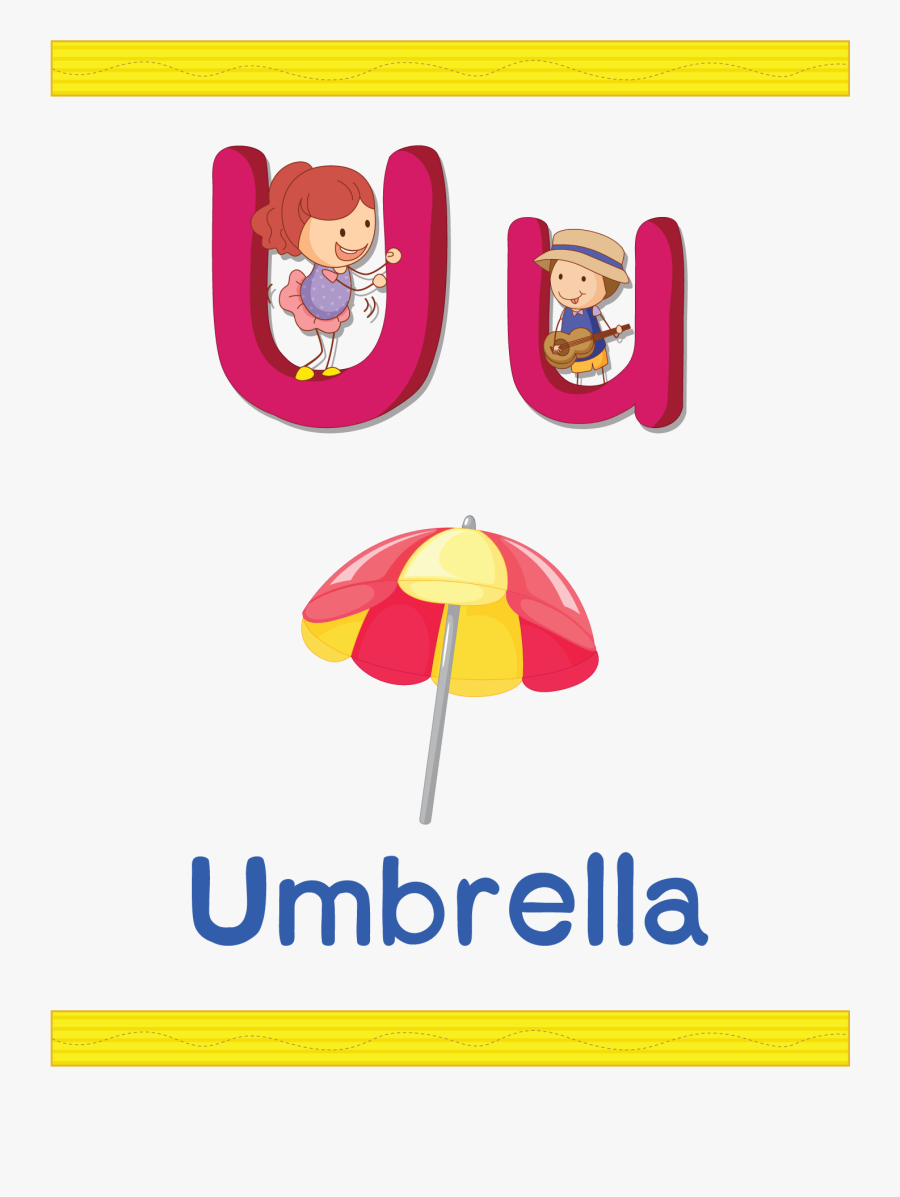 U Umbrella Clipart, Transparent Clipart