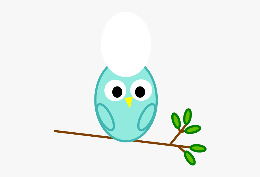 Mint Owl Svg Clip Arts - Cartoon, Transparent Clipart