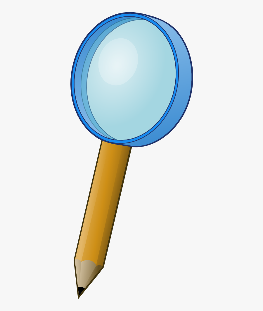 Magnifying Glass Clipart , Png Download - صور عدسه مكبرة على قلم, Transparent Clipart