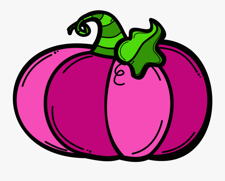 Transparent Pumpkin Clip Art - Pink Pumpkin Clip Art, Transparent Clipart