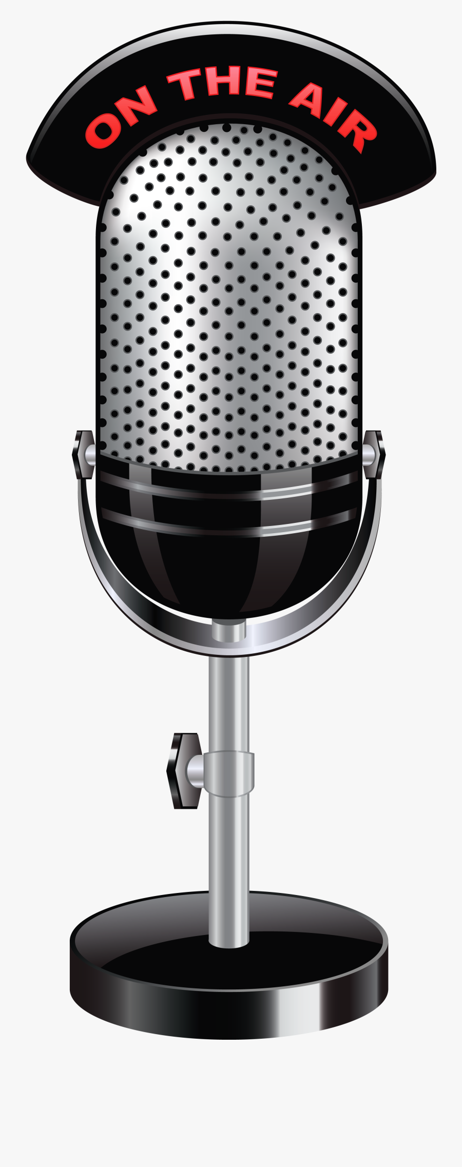 Microphone Png Clipart Background - Cartoon Transparent Background Microphone, Transparent Clipart