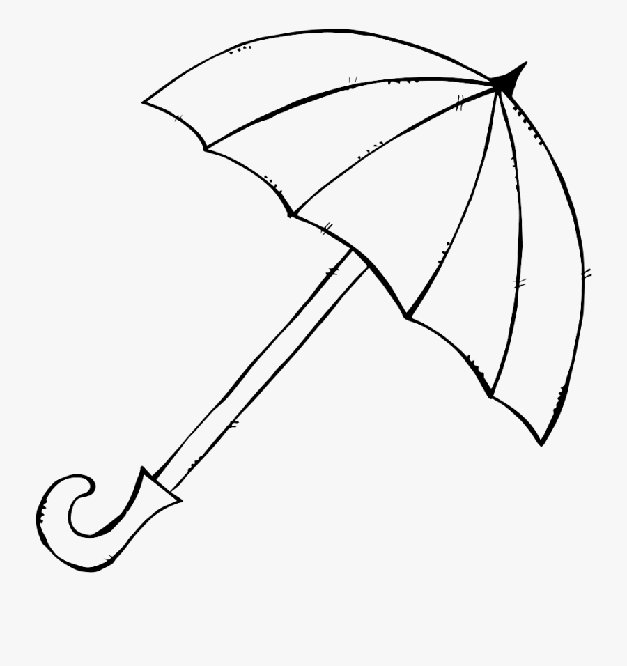 June 2018 Digital Downloads - Umbrella Clipart Black And White, Transparent Clipart