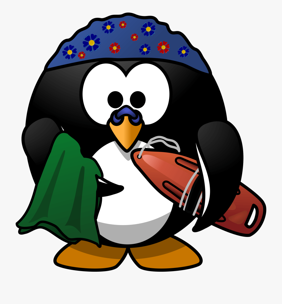 Swimmer Penguin - Birthday Penguin Clipart, Transparent Clipart