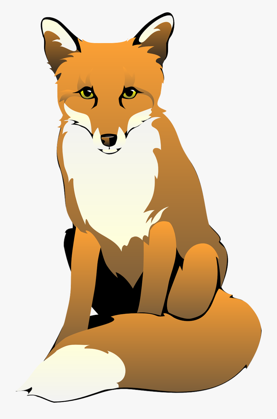 Fox Black And White Art Fox Free Download Clip On Clipart - Clipart Fox, Transparent Clipart