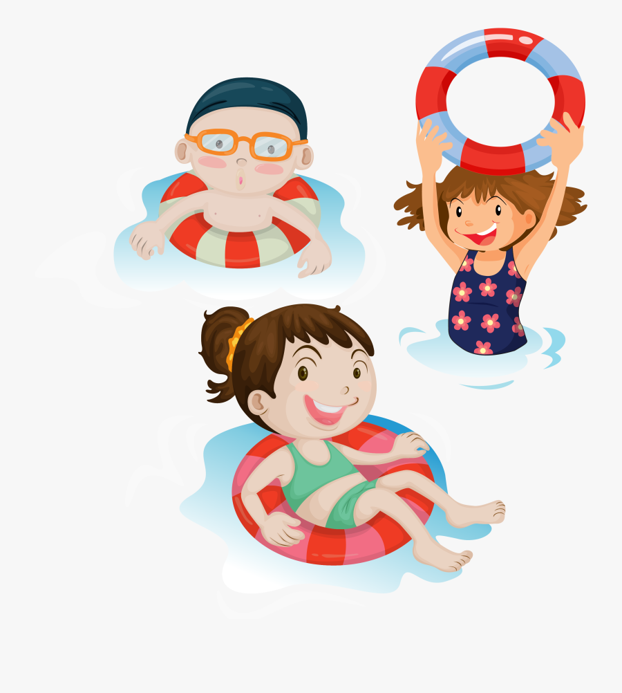 Child Clip Art Swim Transprent Png Free - Swimming Clipart Png, Transparent Clipart