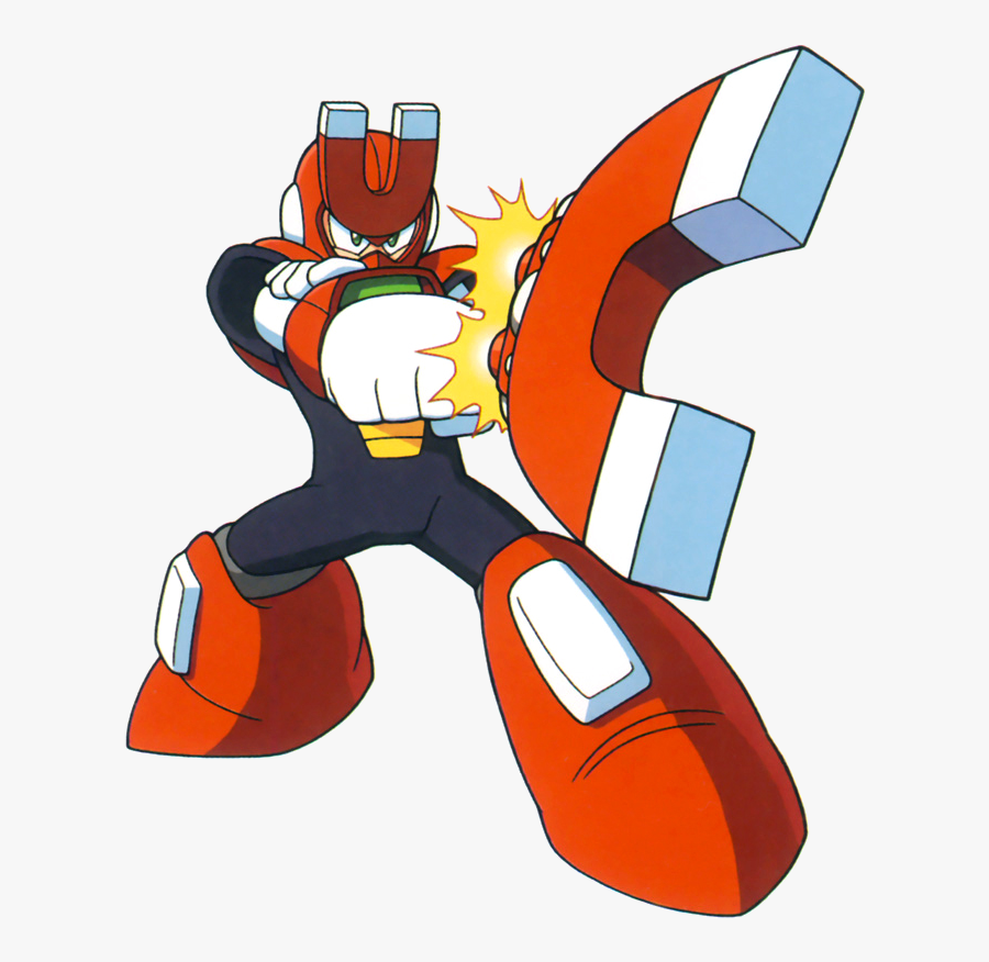 Magnet Man Mmkb Fandom Powered By Wikia - Mega Man Magnet Man, Transparent Clipart