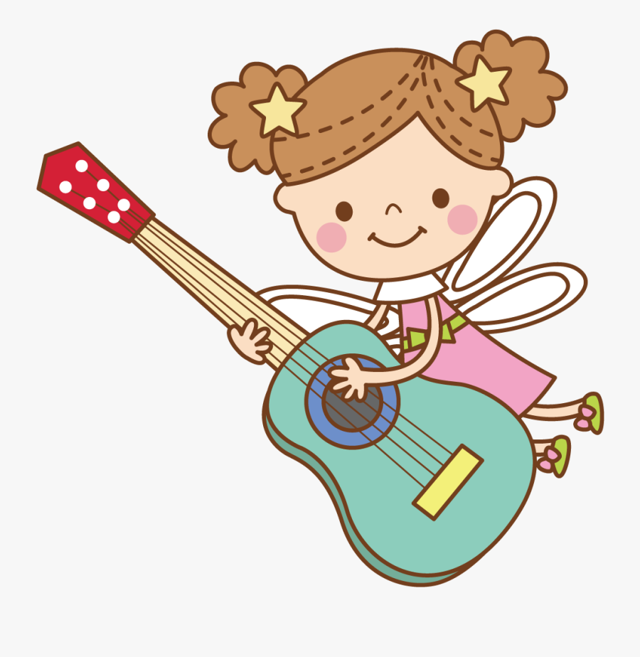 Guitar Cartoon Clip Art - Imagen De Tocar Las Guitarra Animado, Transparent Clipart