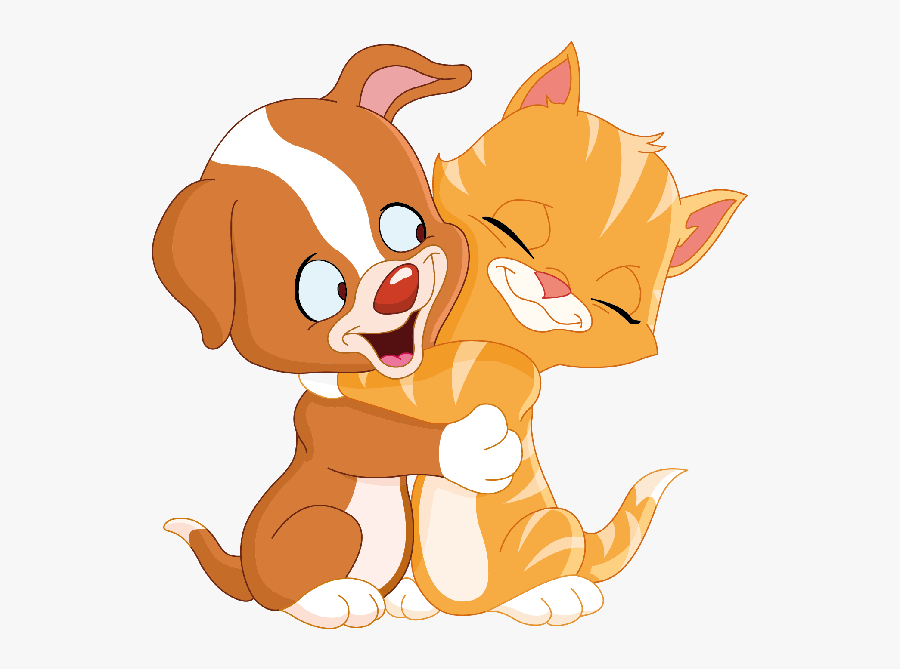 Cartoon Dogs And Cats, Transparent Clipart