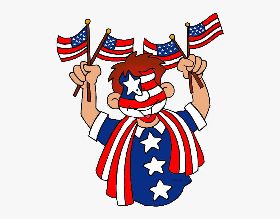 Wave The Flag - Patriot Clipart, Transparent Clipart