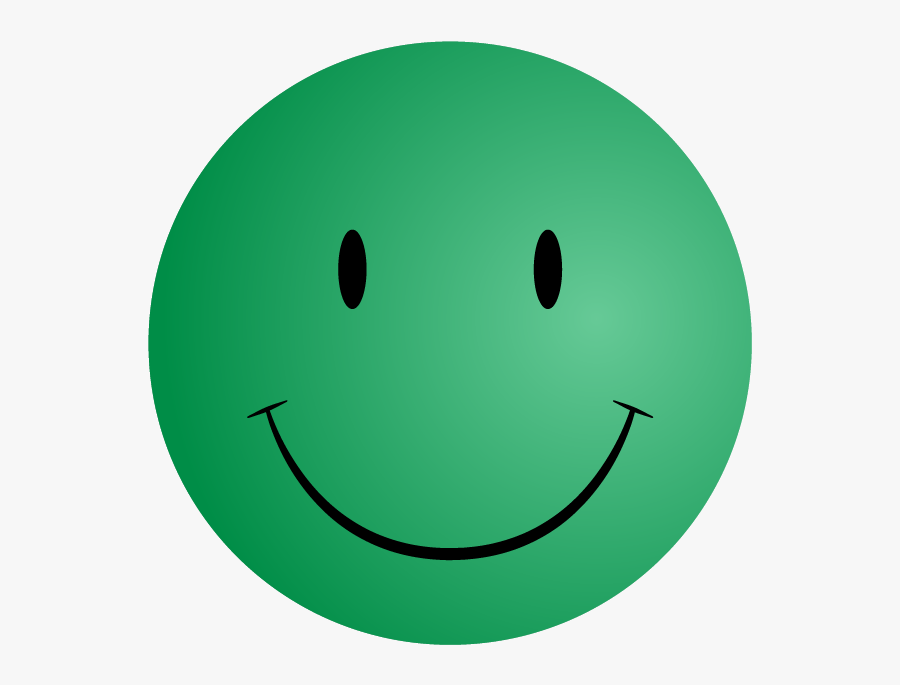 Pin Free Smiley Face Clip Art - Green Smiley Face Transparent Background, Transparent Clipart