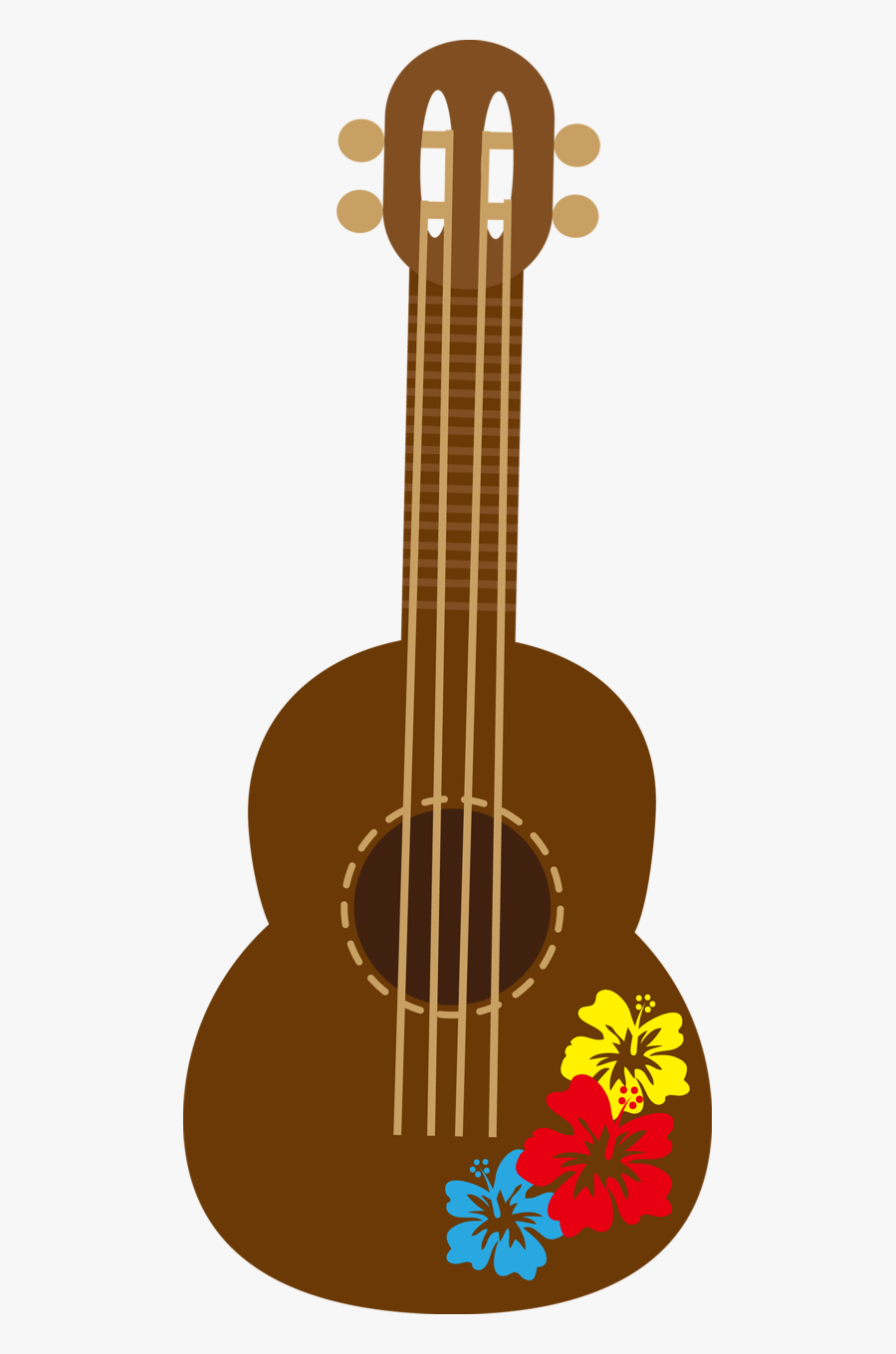 Guitar Clipart Vihuela - Violão Havaiano Desenho, Transparent Clipart